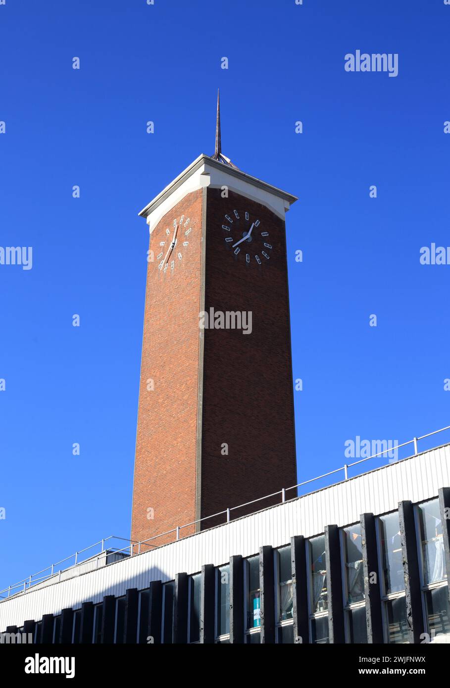Shrewsbury market hall clock tower hires stock photography and images