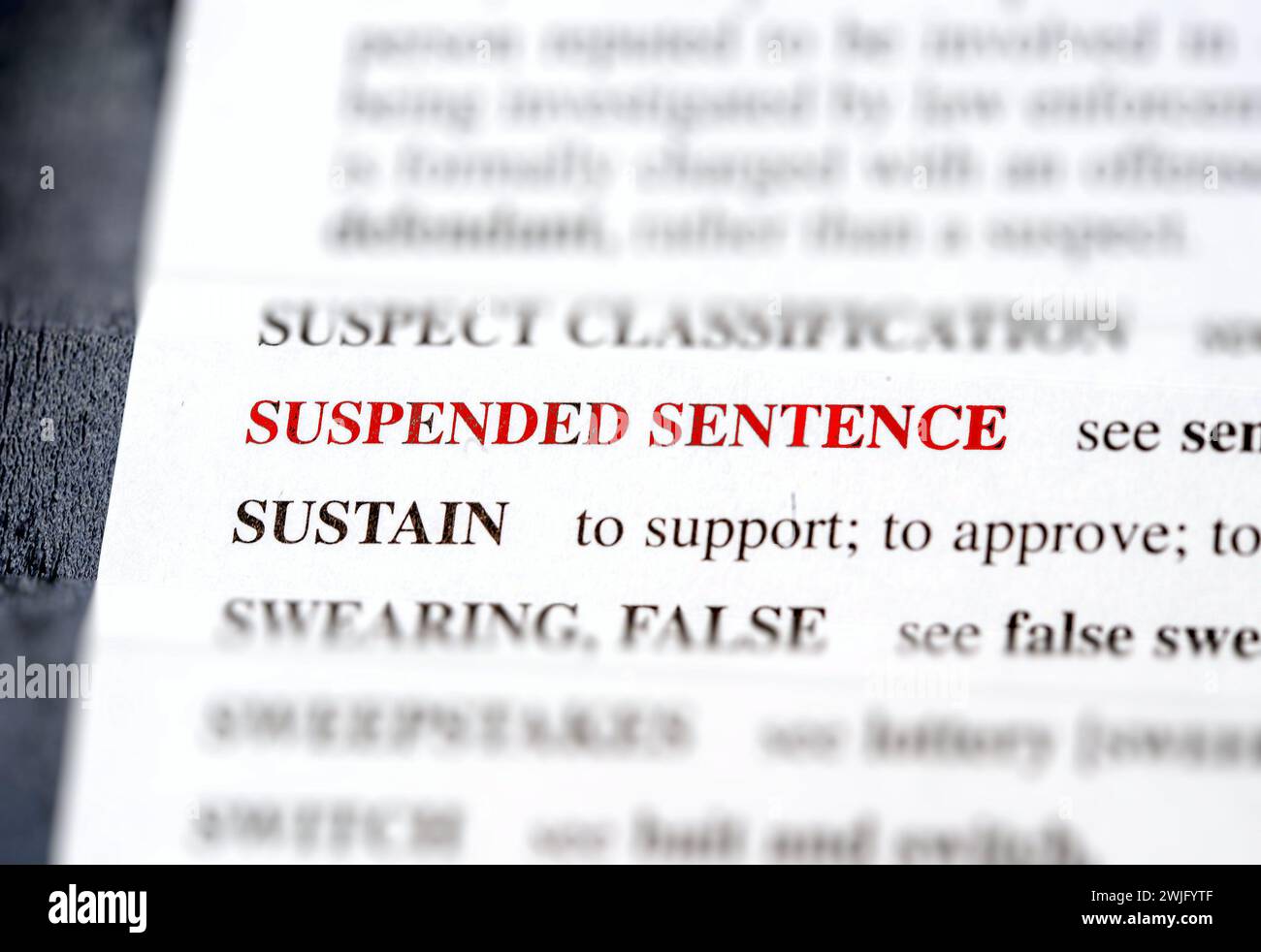 Sentence court hi-res stock photography and images - Alamy