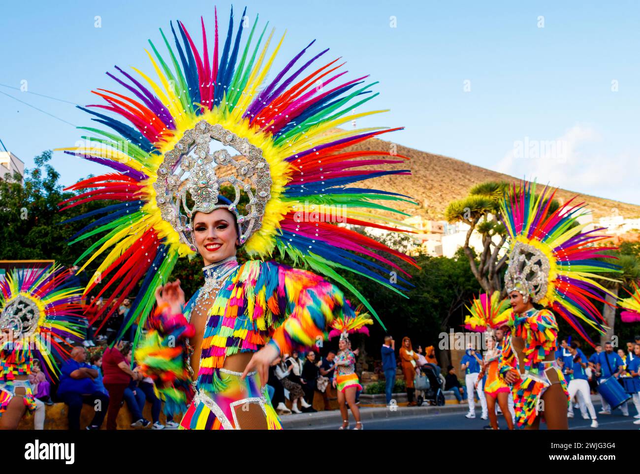 Carnaval de Gáldar en Gran Canaria, España Stock Photo