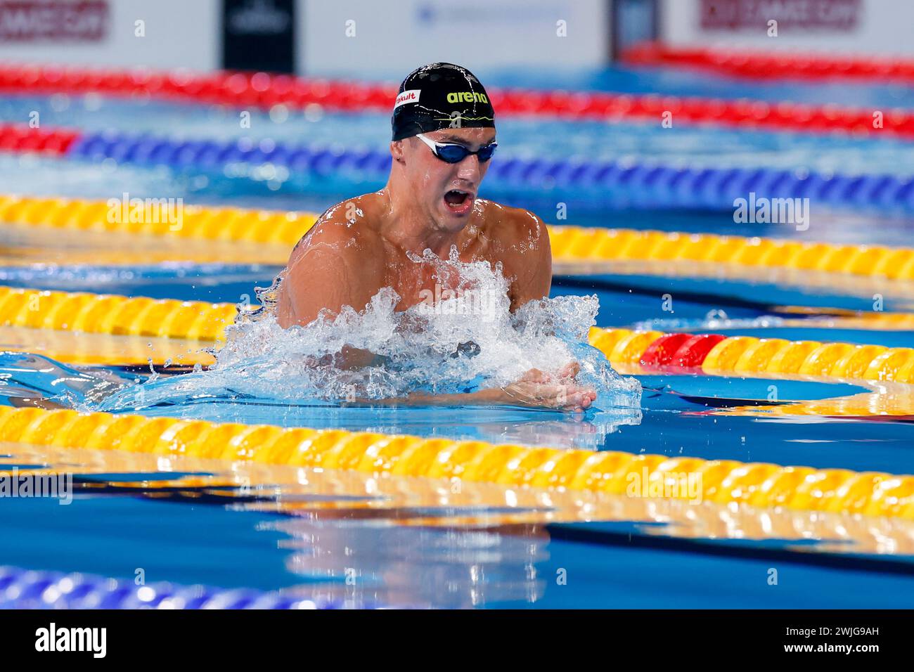 Doha, Qatar. 15th Feb, 2024. DOHA, QATAR FEBRUARY 15 Caspar Corbeau