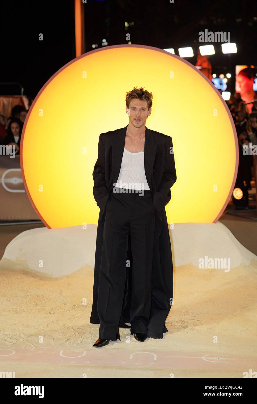 Austin Butler arrives for the world premiere of Dune: Part Two at ...