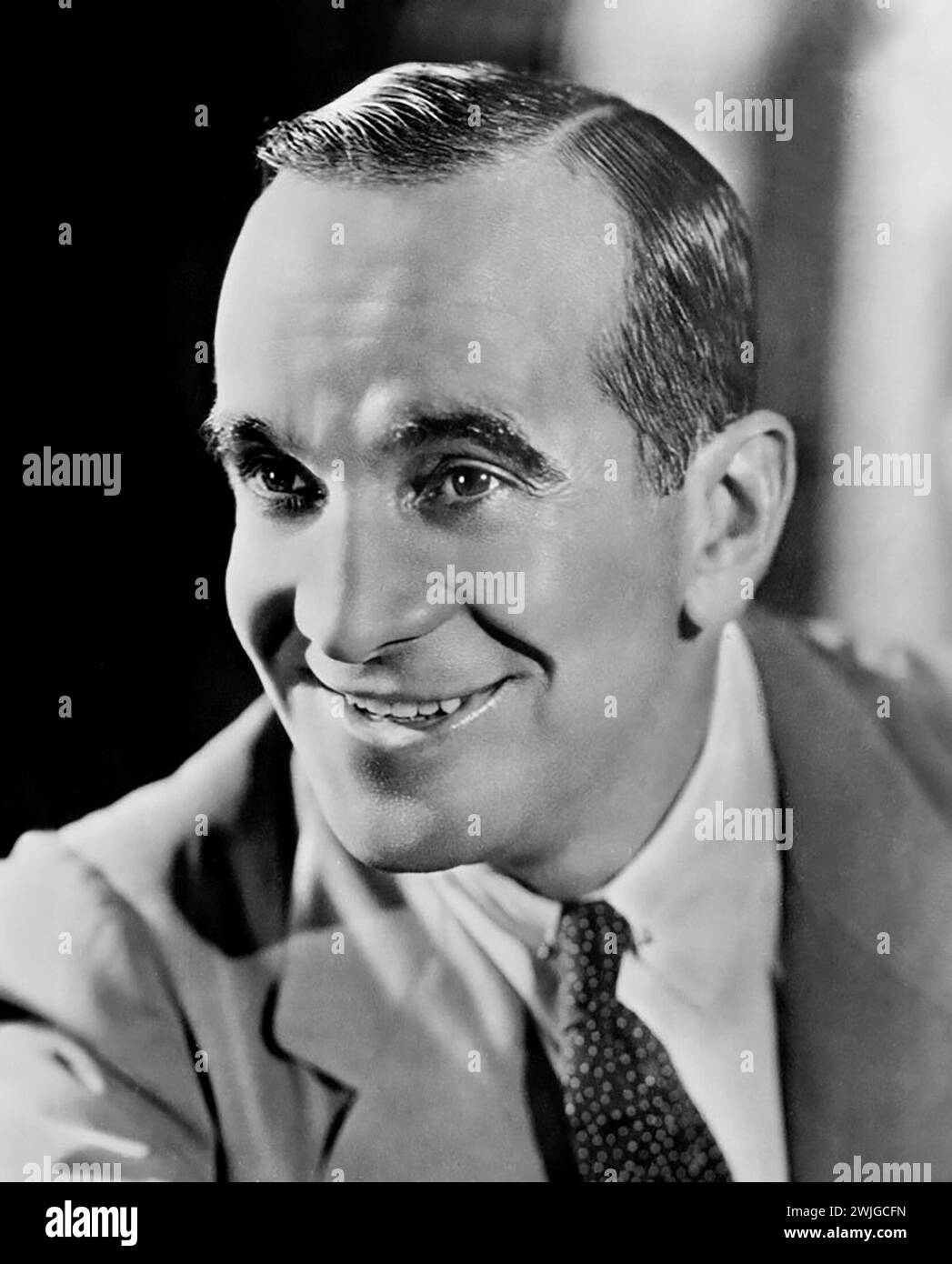 Al Jolson. Portrait of the American singer and actor, Al Jolson (b. Asa Yoelson: 1886-1950), publicity photo c. 1925 Stock Photo