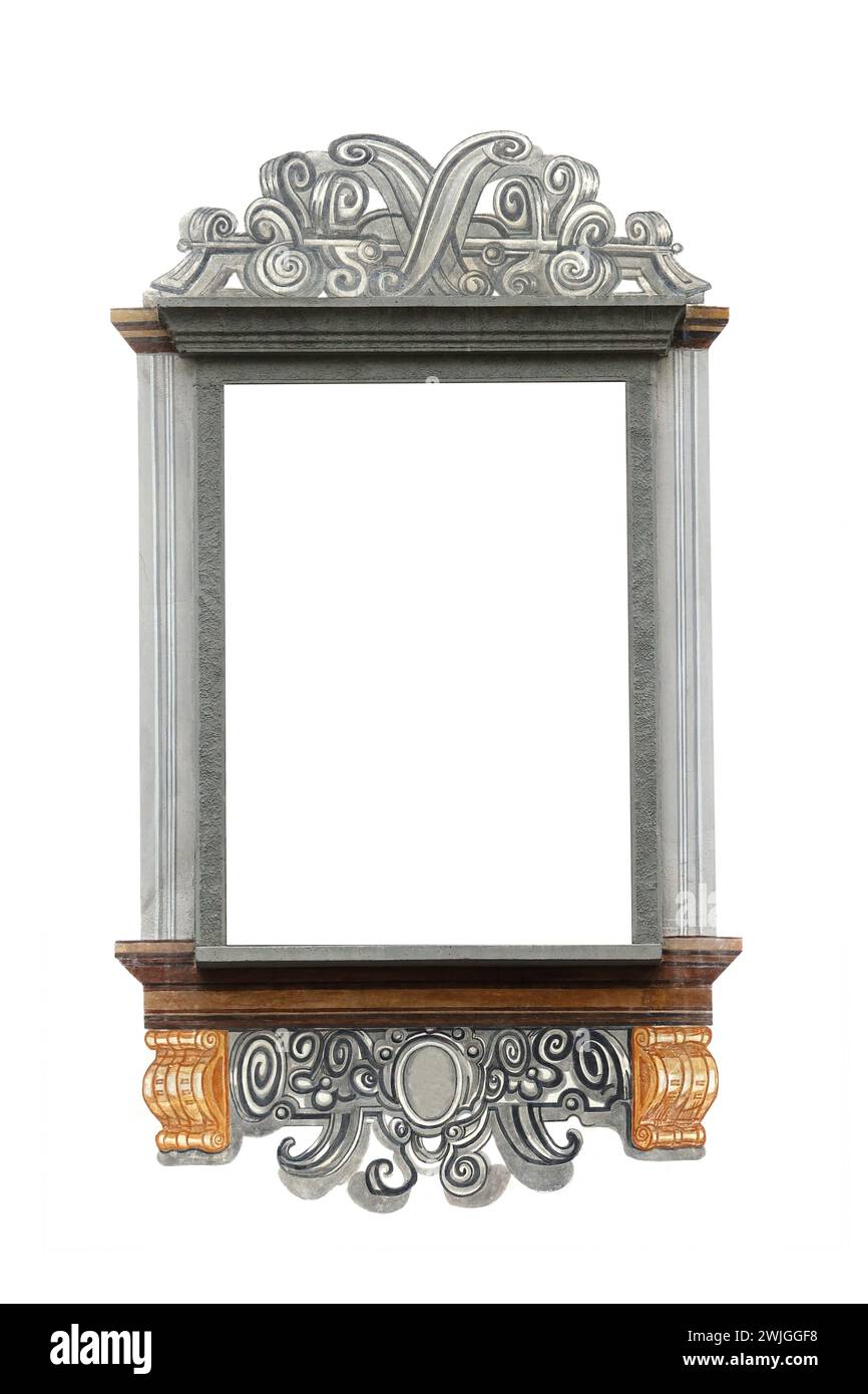 beautiful window isolated on white background Stock Photo - Alamy