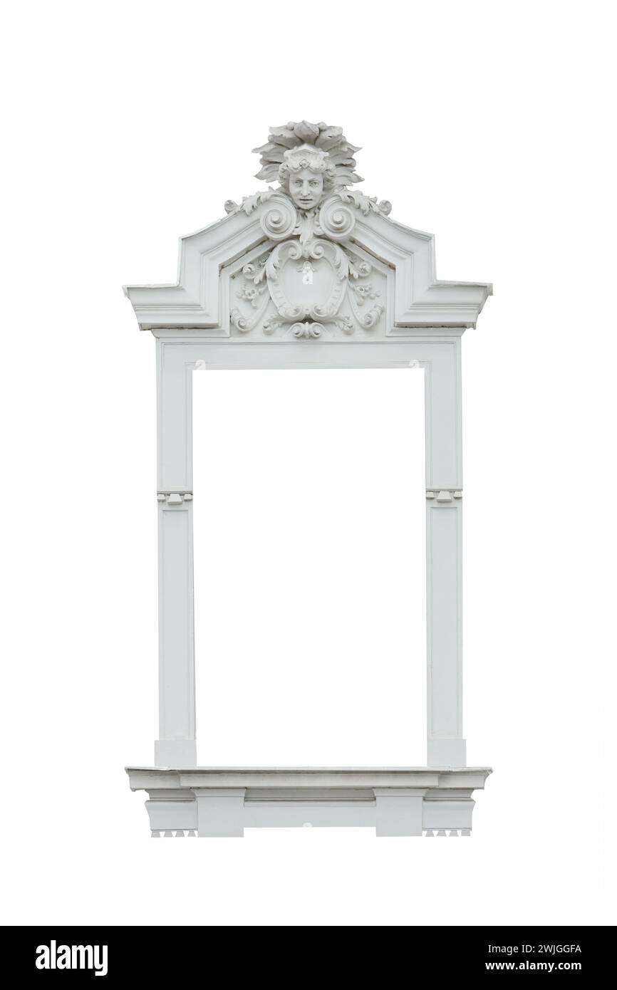 beautiful window isolated on white background Stock Photo - Alamy