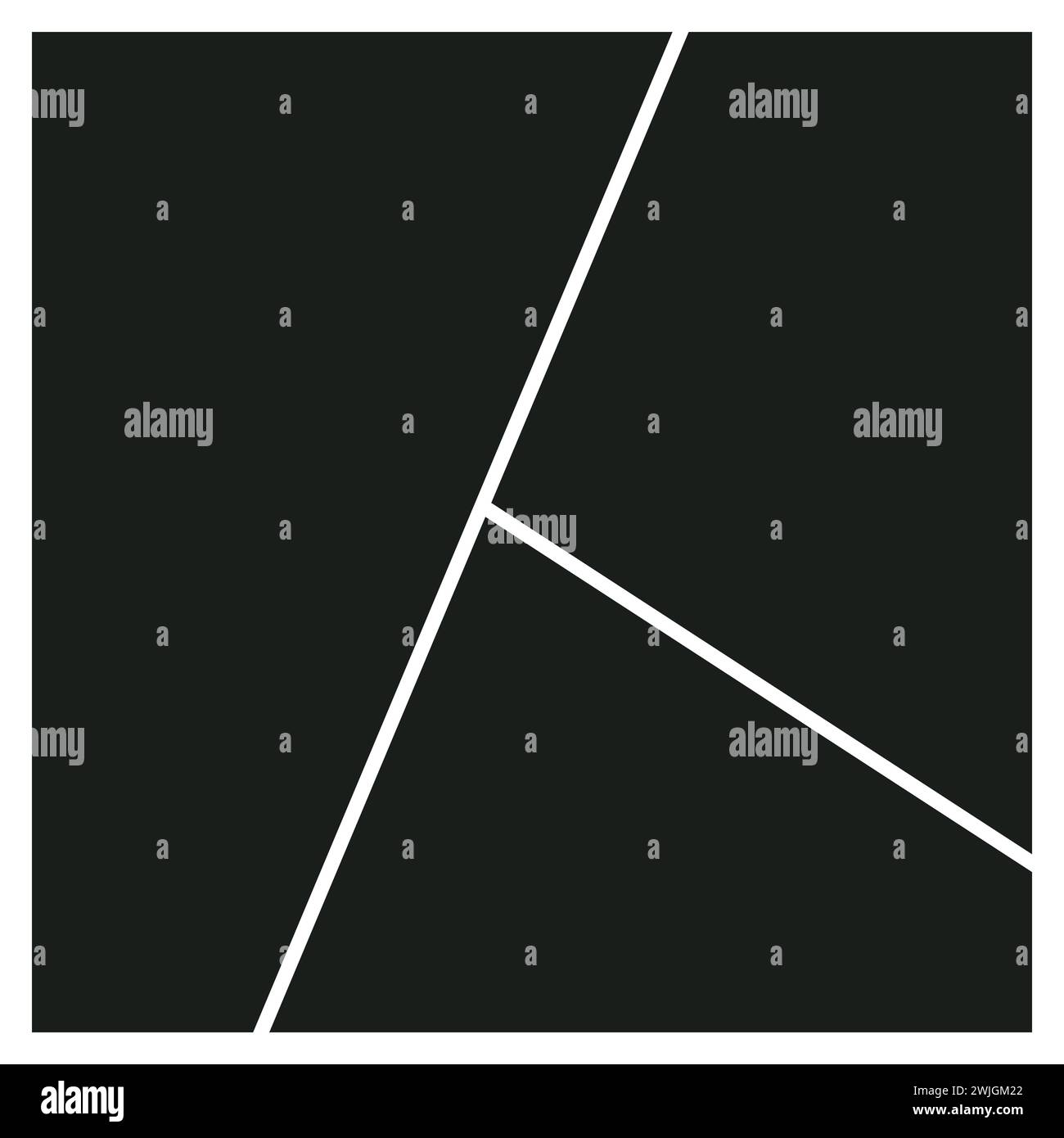 Photo Collage Frame Vector Icon Illustration Manga Panel Collage frames vector Stock Vector