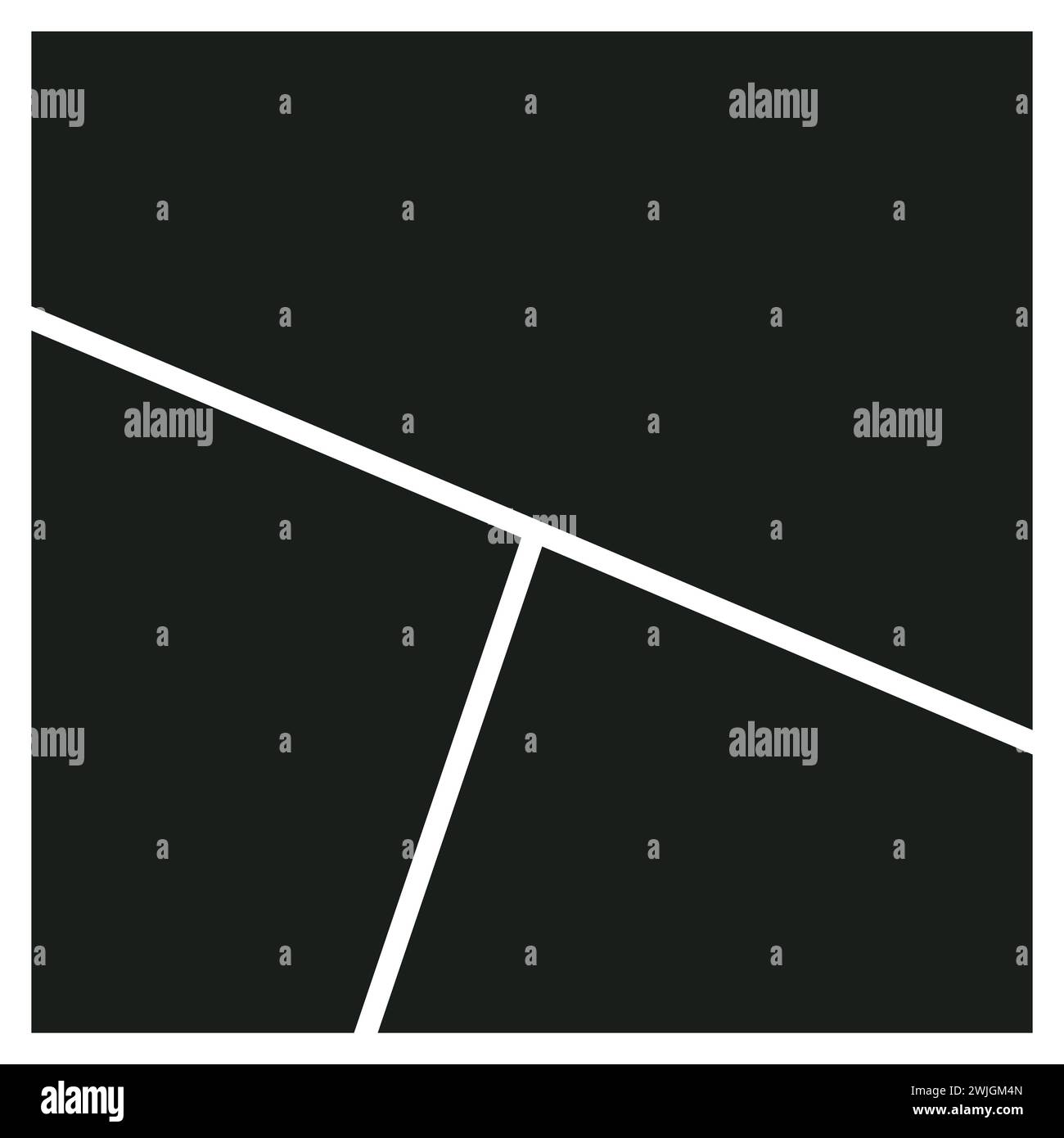 Photo Collage Frame Vector Icon Illustration Manga Panel Collage frames vector Stock Vector