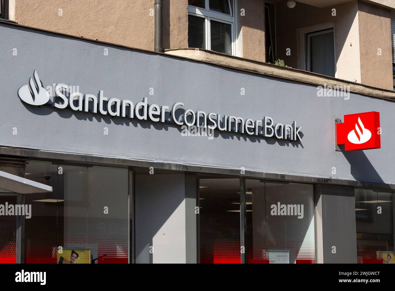 Santander Consumer Bank, Branch, Austria Stock Photo
