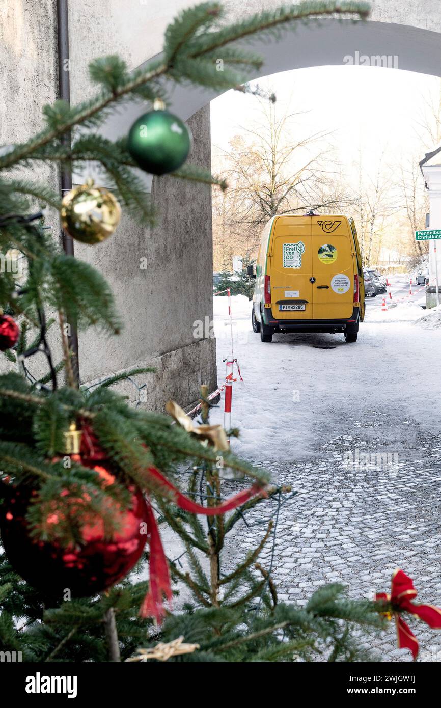 Christmas Post, Symbol Image, Austria Stock Photo
