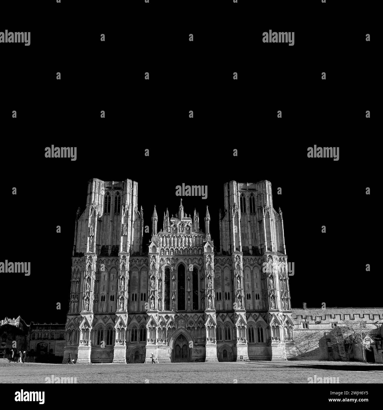 February 2024 Wells Cathedral, in Somerset, UK Stock Photo Alamy