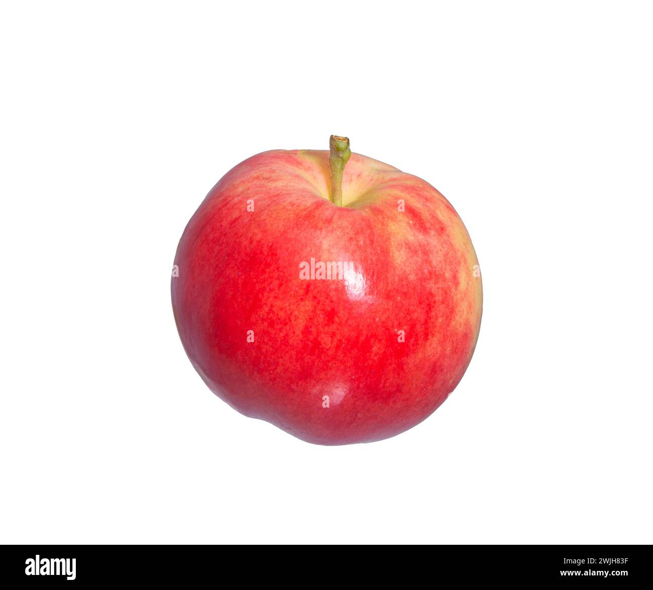 Red apple isolated on white background,. Clipping path Stock Photo