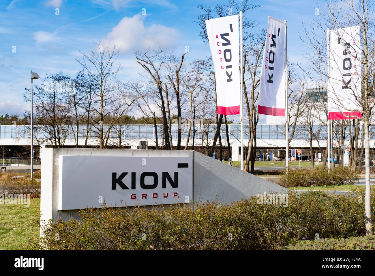 Holding KION company building, KION GROUP AG, German manufacturer