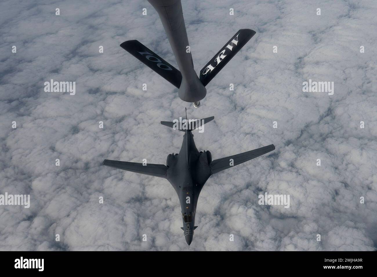 Atlantic Ocean. 2nd Feb, 2024. A U.S. Air Force B-1 Lancer from the ...
