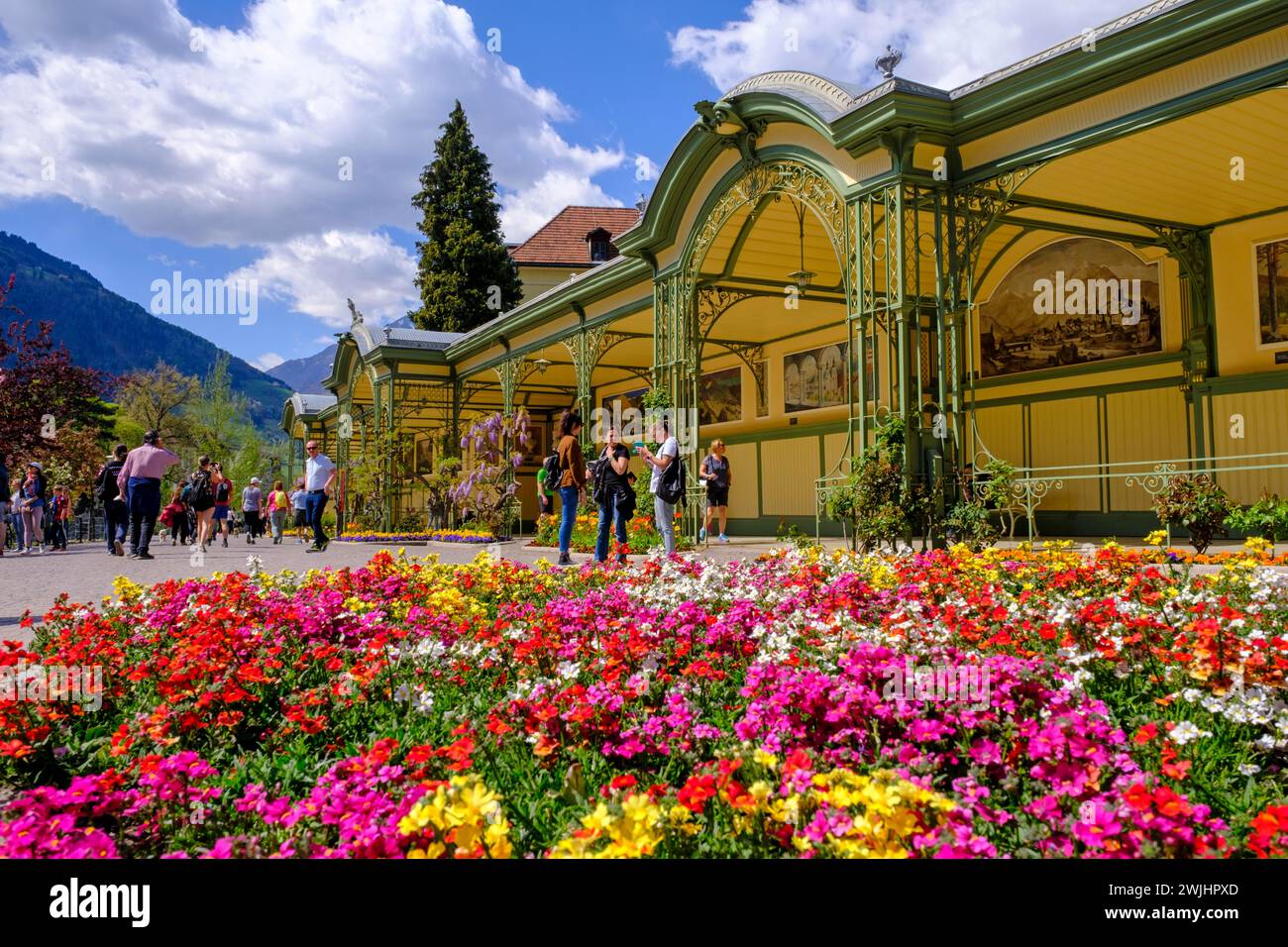 Wandelhalle meran hi-res stock photography and images - Alamy