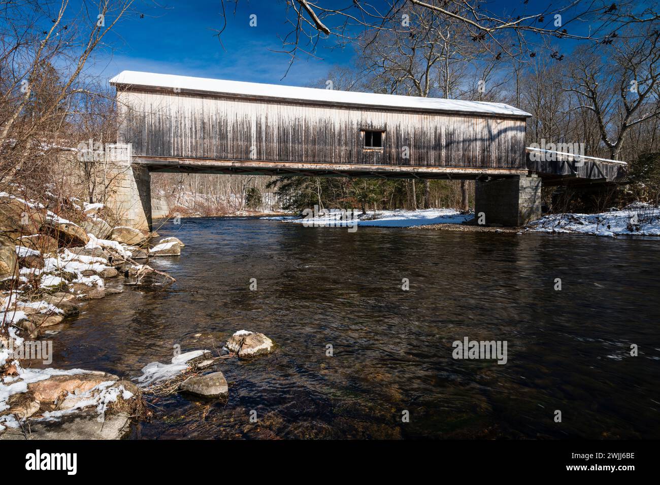 Comstock's Bridge   East Hampton, Connecticut, USA Stock Photo