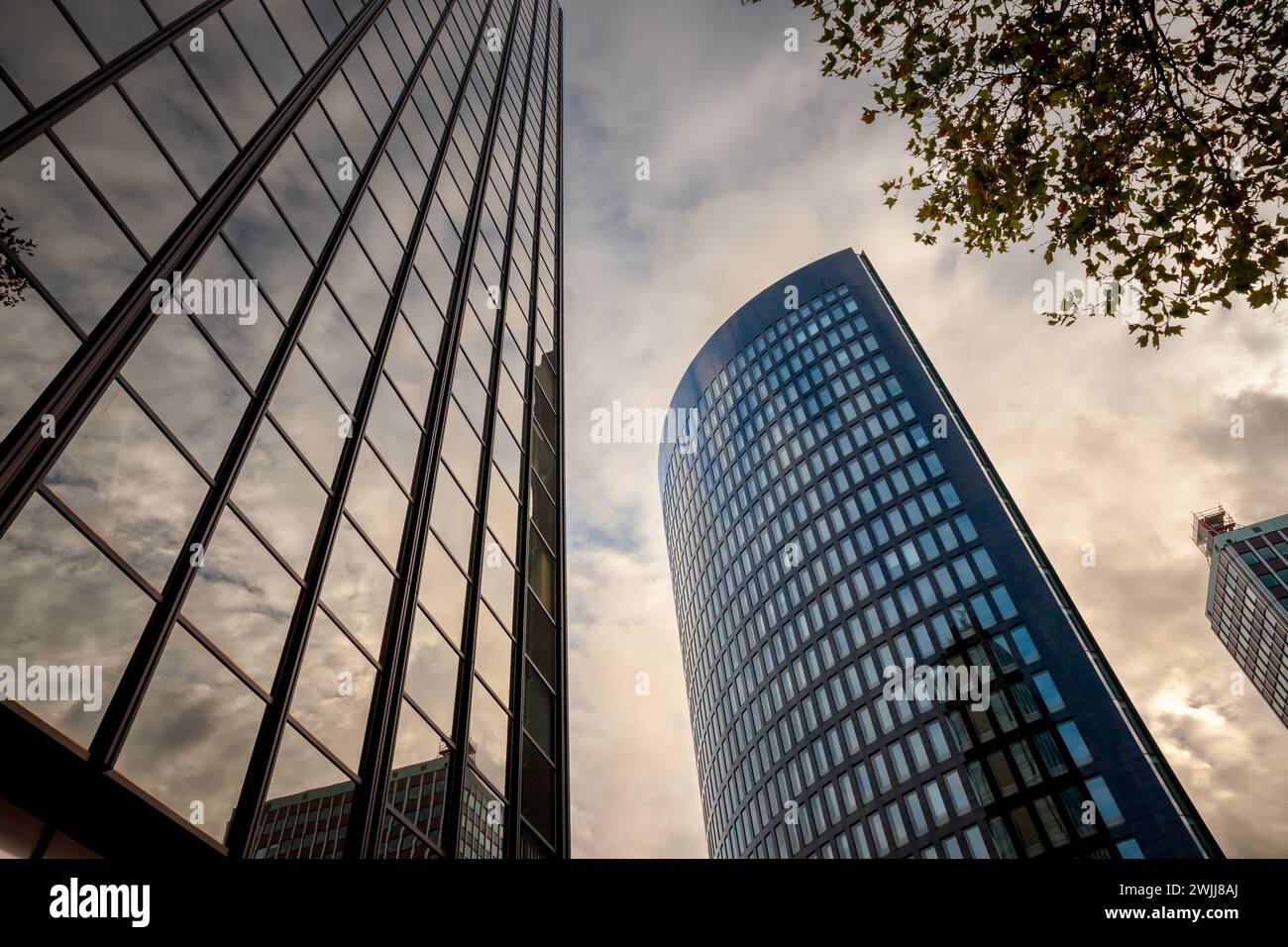 Who Rwe Building For Picture of the RWE Tower Dortmund above other office buildings of the ...