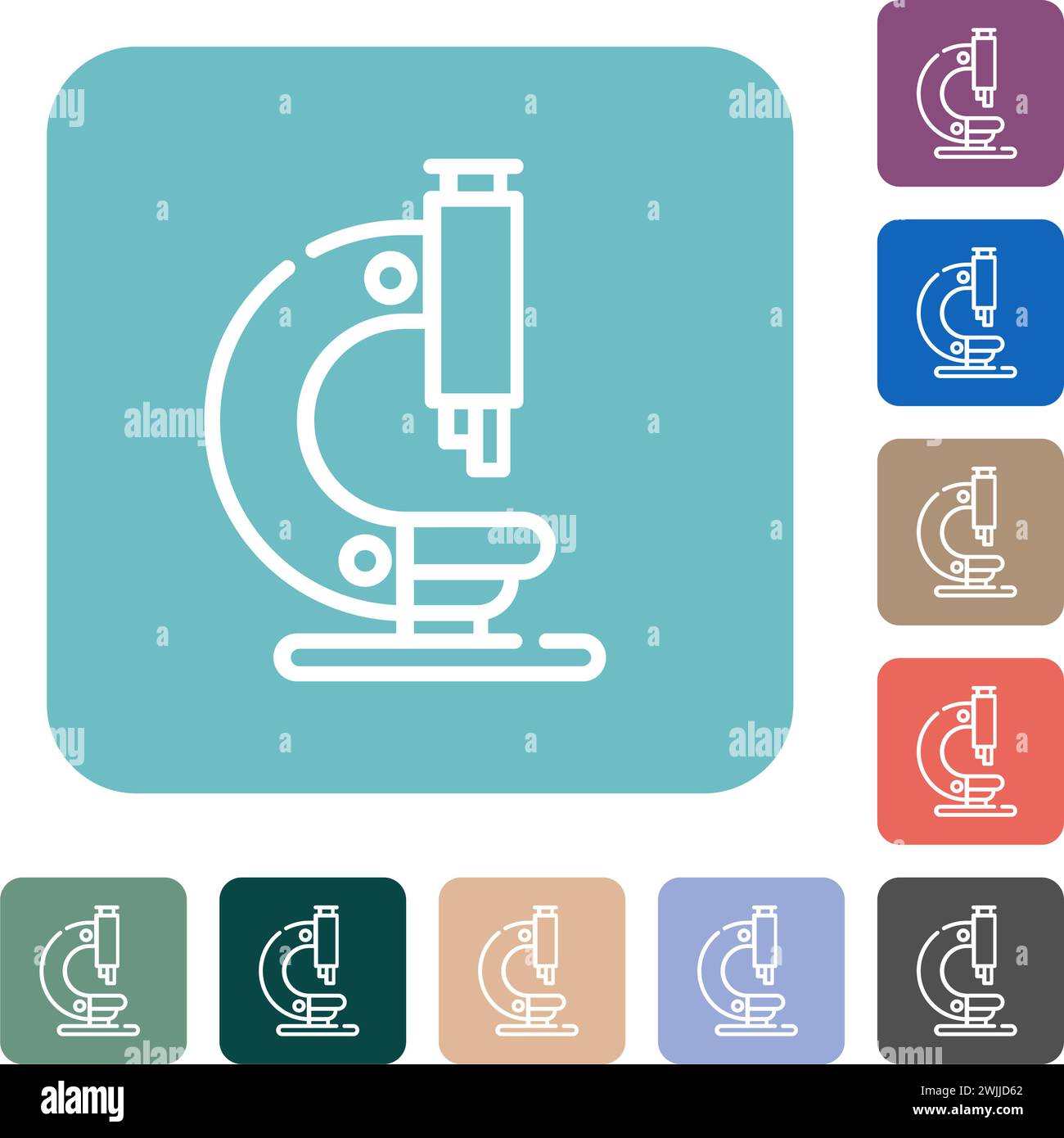 Objective lens microscope on Stock Vector Images - Alamy