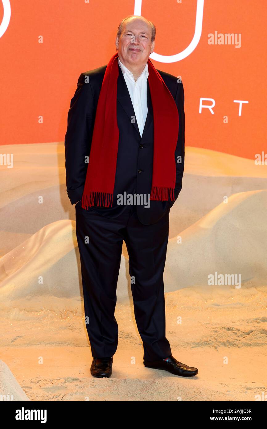 London, UK. 15th Feb, 2024. Hans Zimmer at the Dune Part Two World