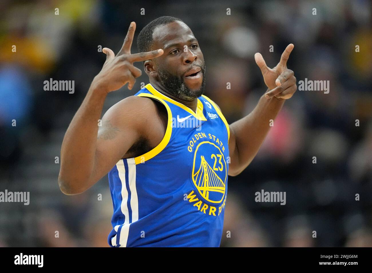 Golden State Warriors Forward Draymond Green (23) Celebrates After ...