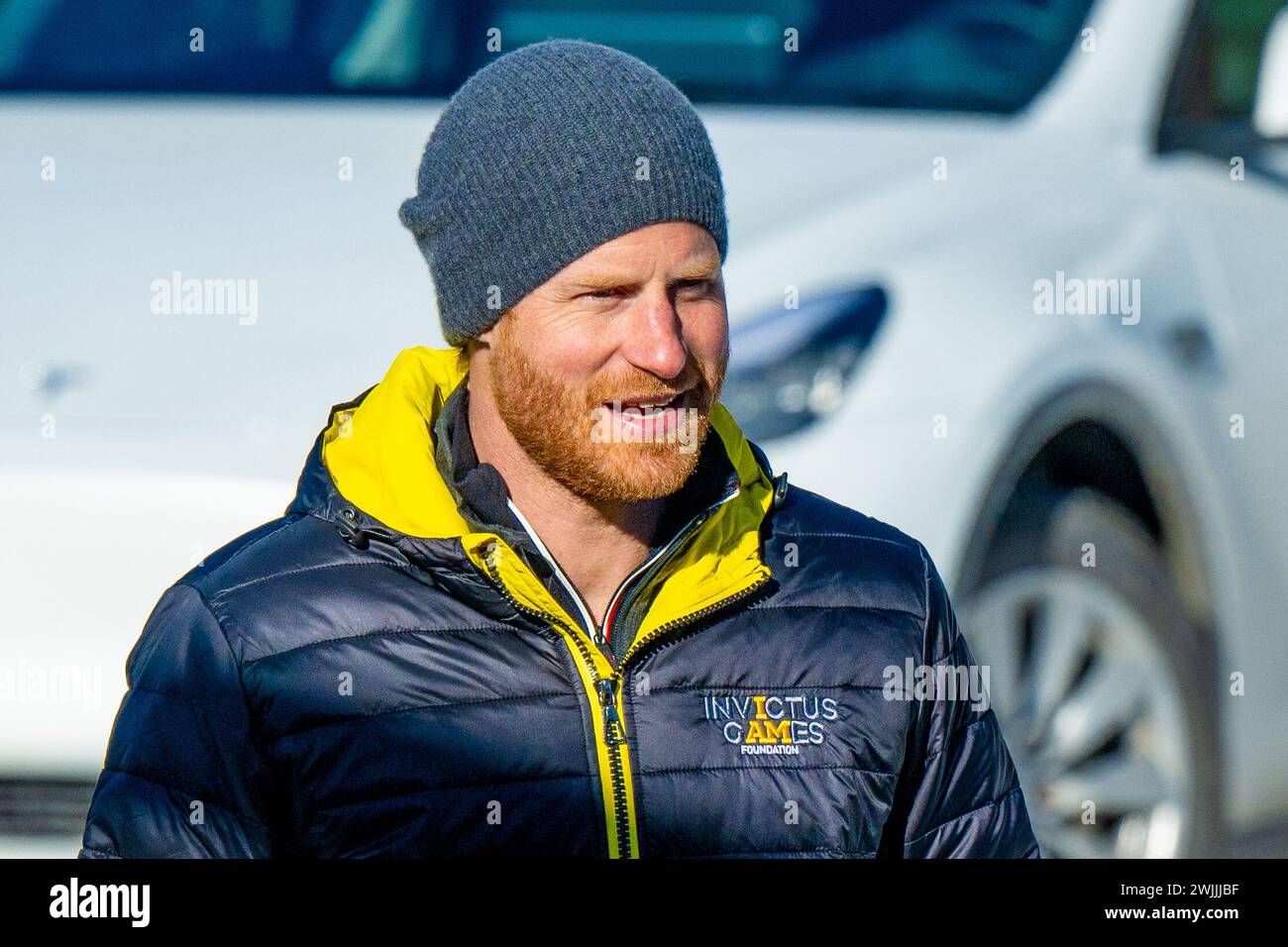 Whistler, Canada. 15th Feb, 2024. Prince Harry, Duke of Sussex