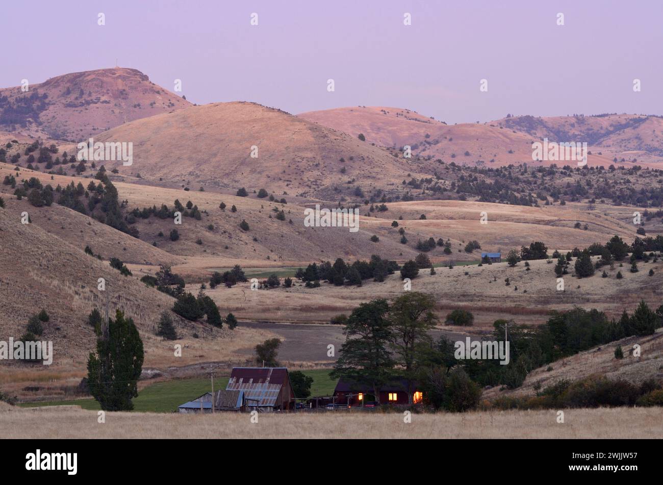 Wilson Ranch Retreat Bed & Breakfast, Wheeler County, Oregon Stock