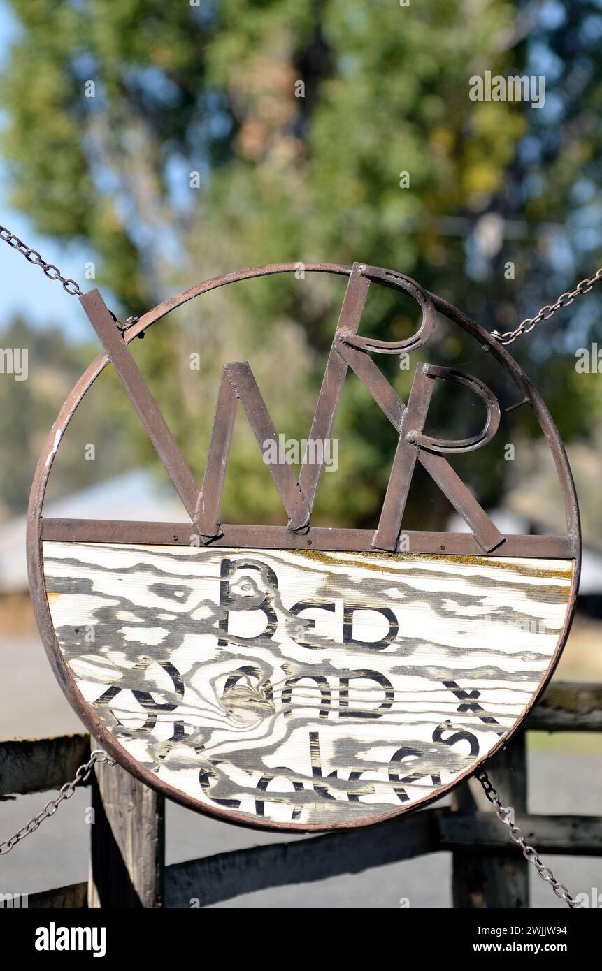 Wilson Ranch Retreat Bed & Breakfast, Wheeler County, Oregon Stock