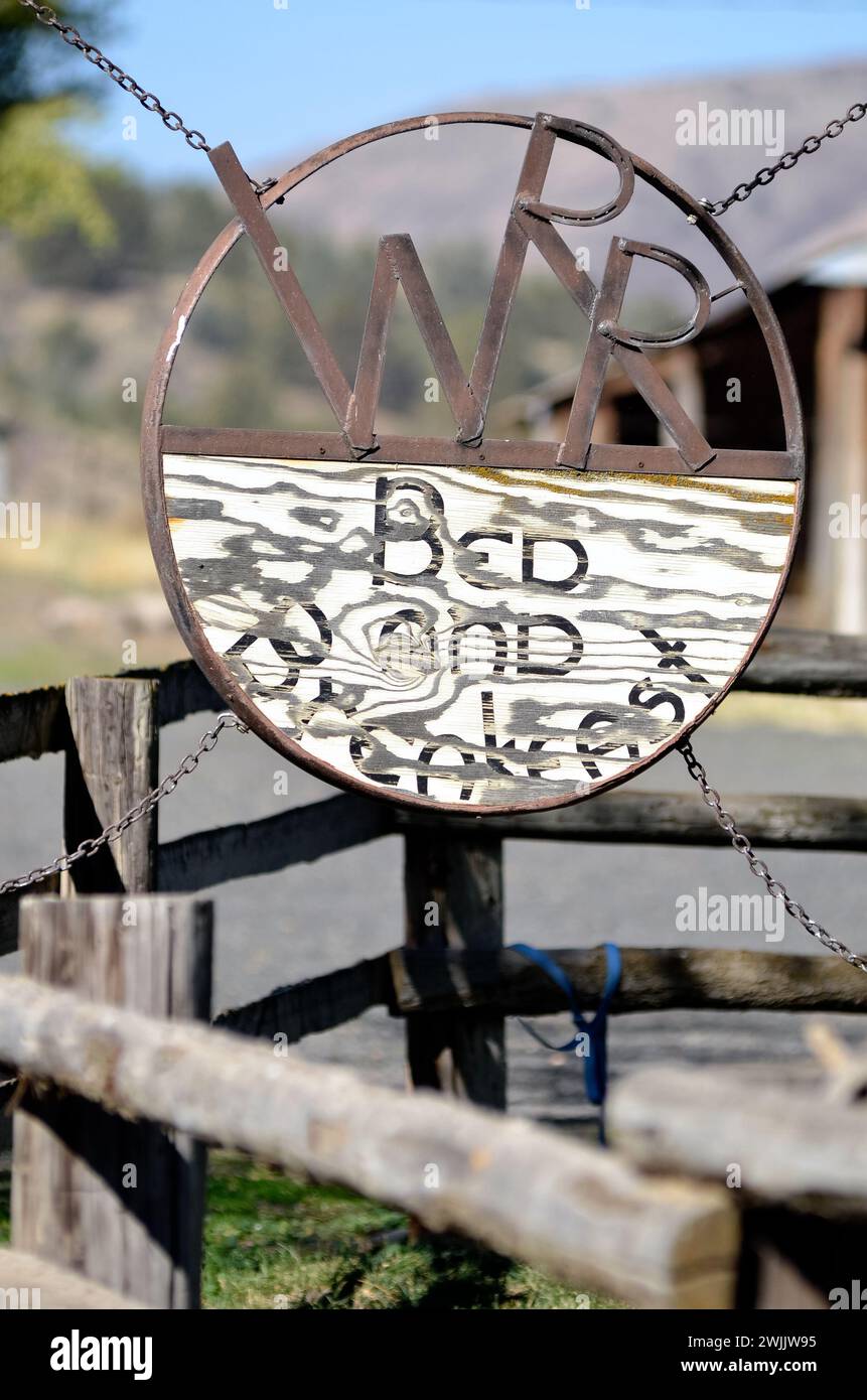 Wilson Ranch Retreat Bed & Breakfast, Wheeler County, Oregon Stock