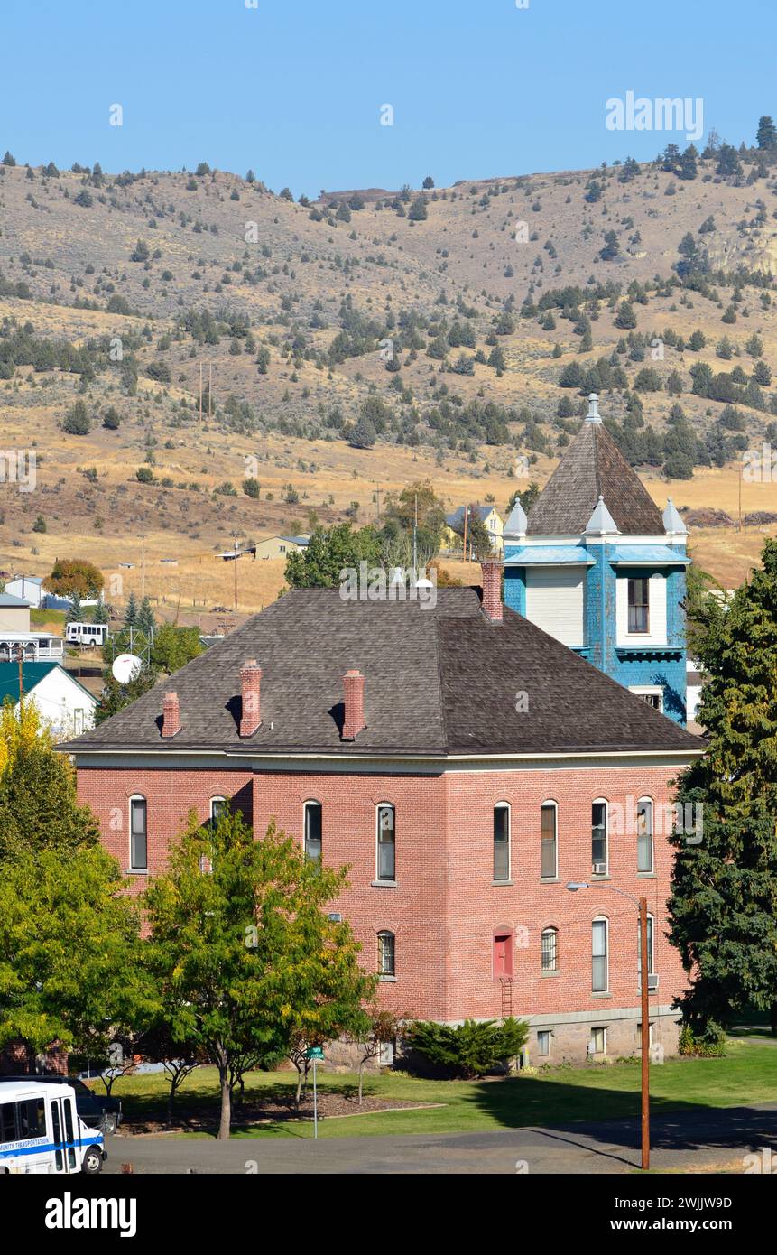 Wheeler County Courthouse, Fossil, Oregon Stock Photo Alamy