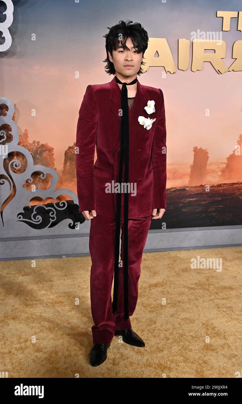 Hollywood, USA. 15th Feb, 2024. Dallas Liu arriving at Netflix's ...