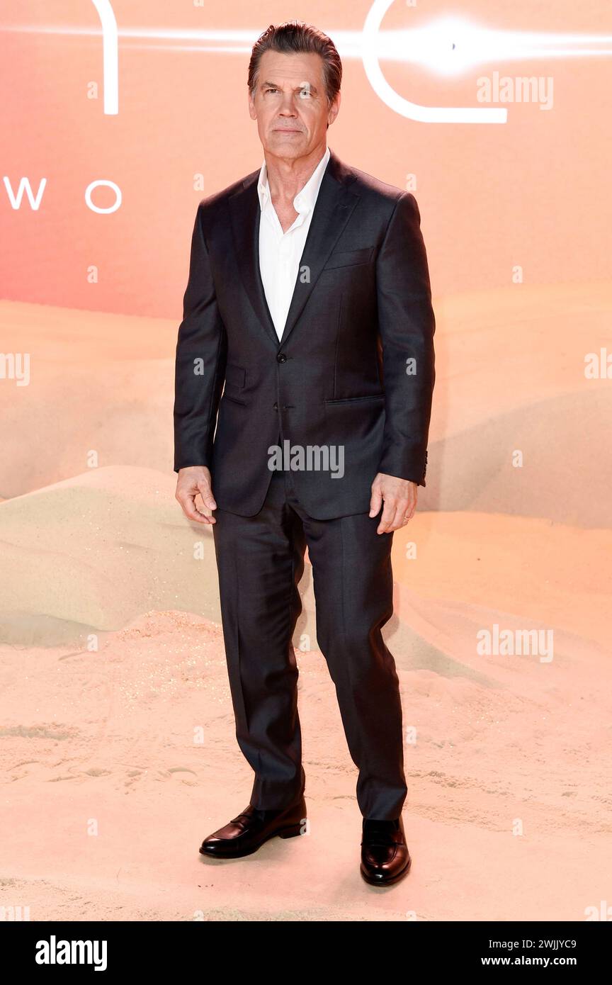 Josh Brolin bei der Weltpremiere des Kinofilms Dune: Part Two / Dune: Teil 2 im Odeon Leicester Square. London, 15.02.2024 *** Josh Brolin at the world premiere of the movie Dune Part Two Dune Part 2 at the Odeon Leicester Square London, 15 02 2024 Foto:xS.xVasx/xFuturexImagex dune 4211 Stock Photo