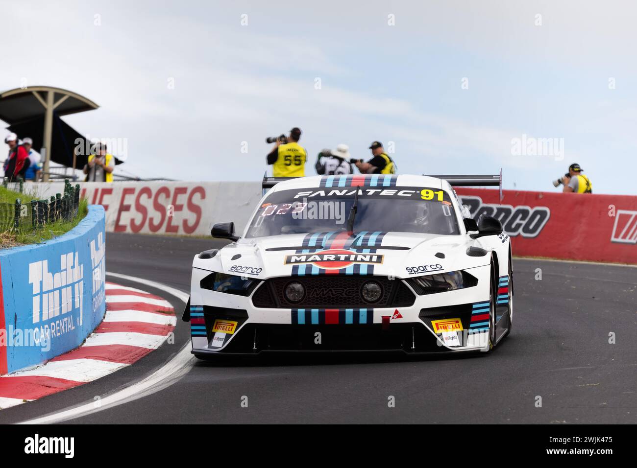 Bathurst, Australia, 16 February, 2024. Car 91 Wheels FX Racing MARC II ...