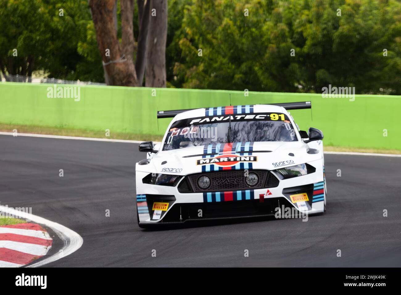 Bathurst, Australia, 16 February, 2024. Car 91 Wheels FX Racing MARC II ...