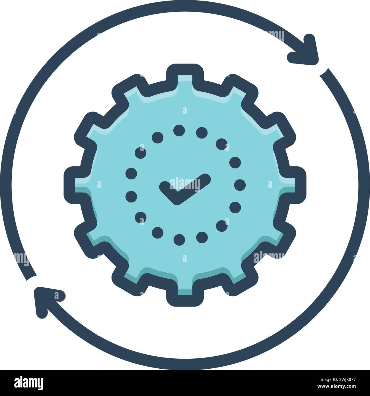 Icon for sync,synchronize Stock Vector