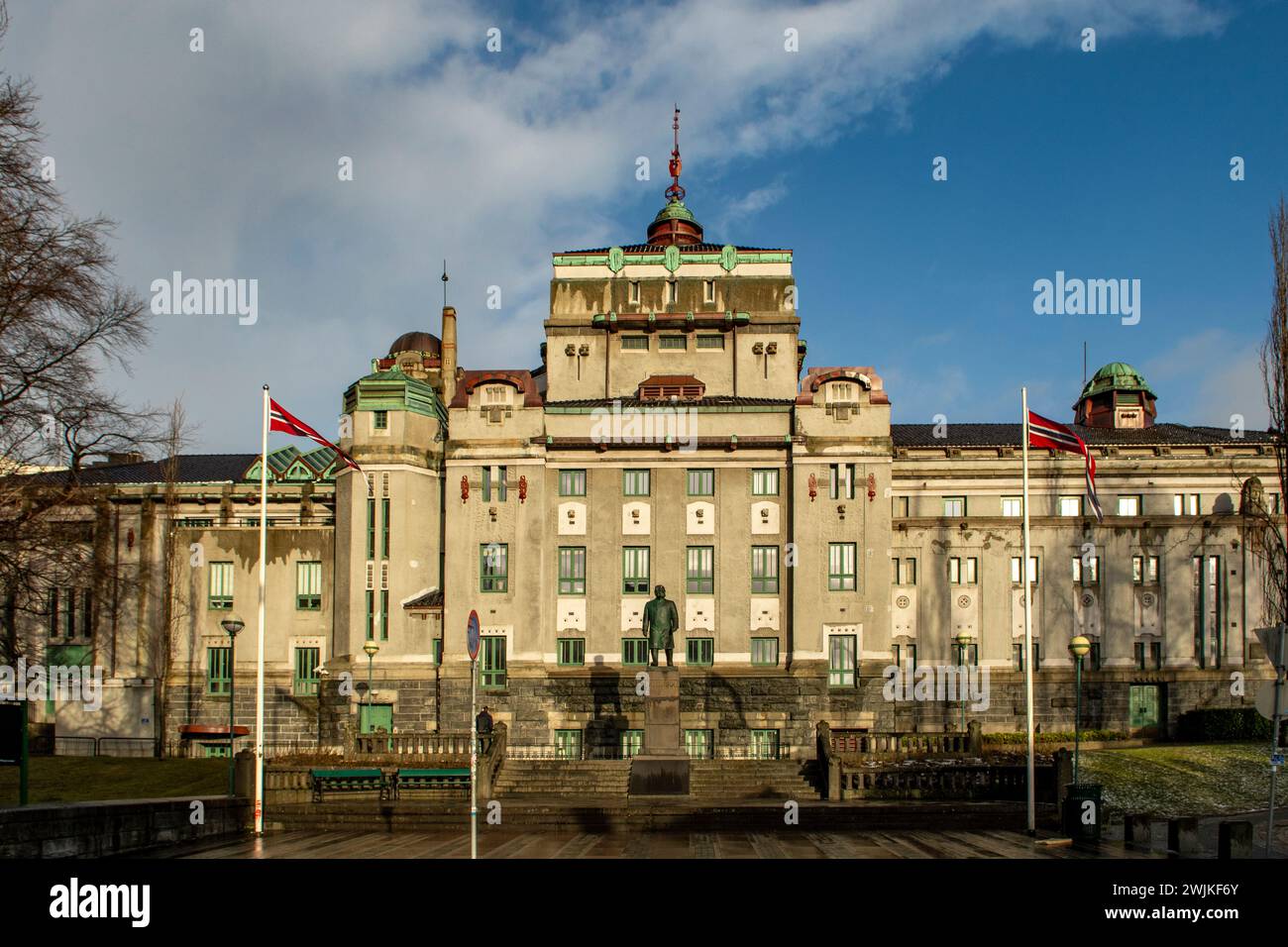 National Theatre, Bergen, Norway Stock Photo