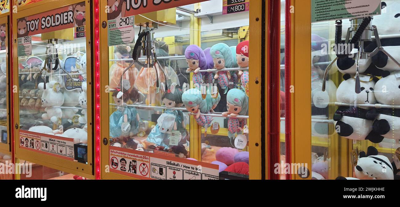 MBK Center shopping mall stuffed toy vending machine Stock Photo Alamy