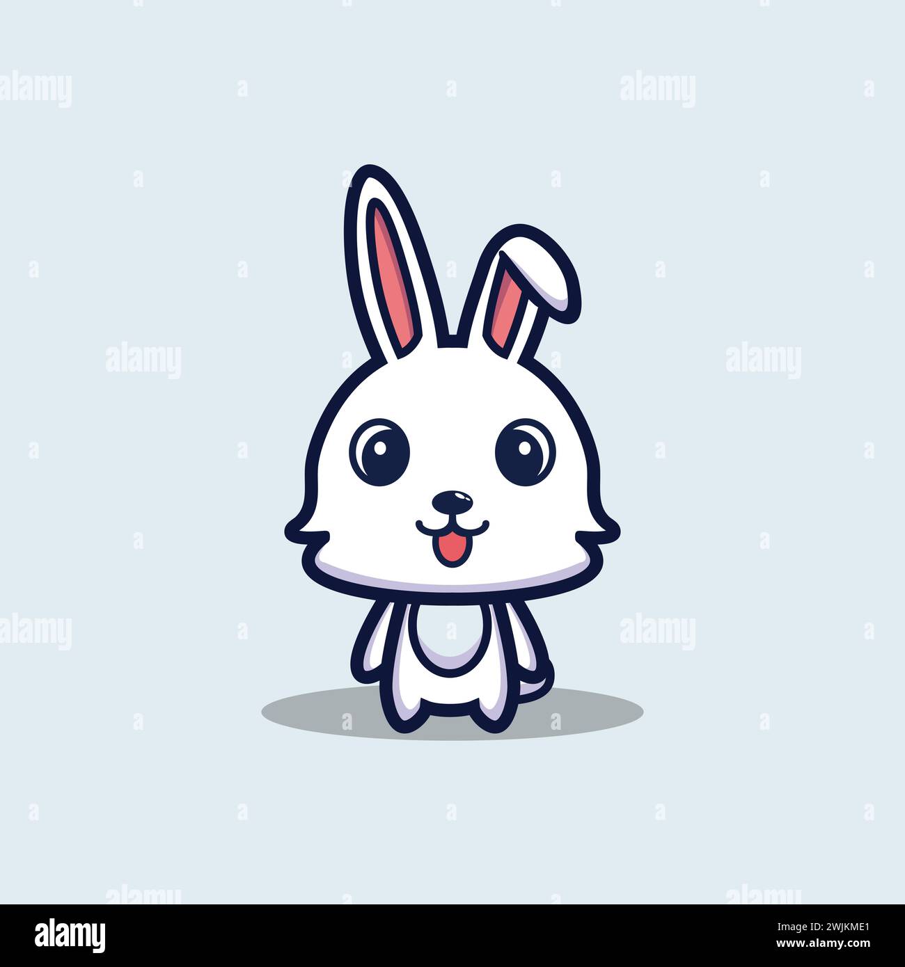 art illustration design concept mascot symbol icon animal of rabbit ...