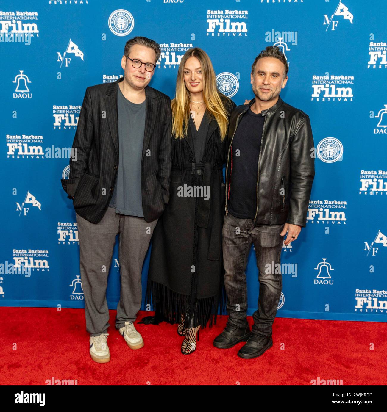 Santa Barbara, USA. 15th Feb, 2024. Red carpet arrivals: (l-r) Joseph ...