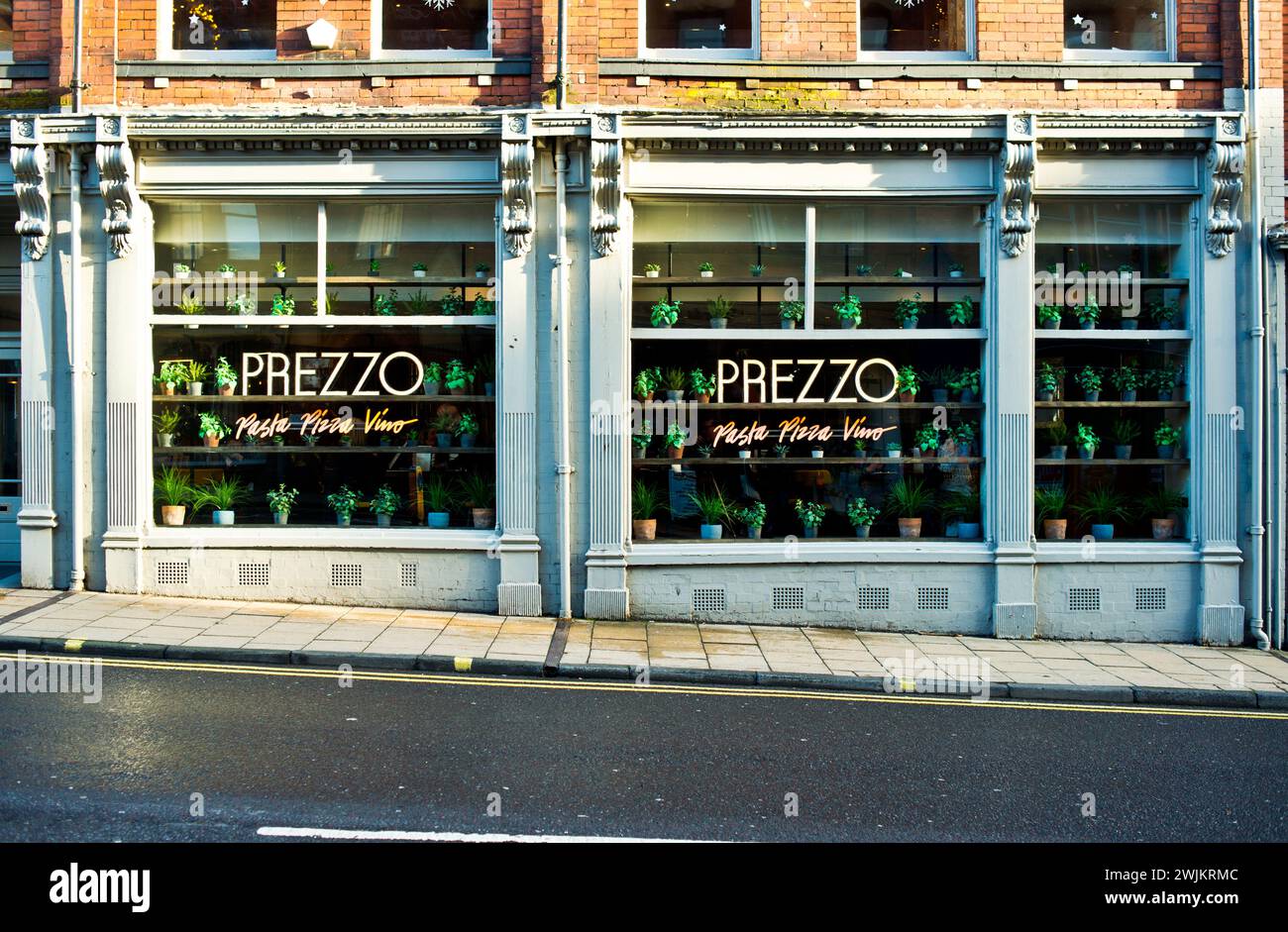 Prezzo Italian Restaurant,  Clifford Street, York, Yorkshire, England Stock Photo