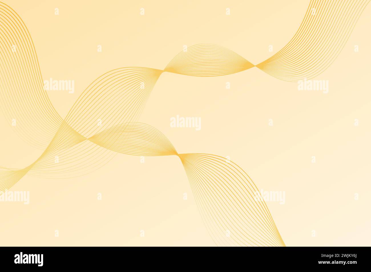 Yellow background adorned with a captivating pattern of wavy lines ...