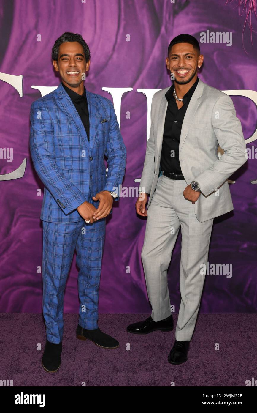 New York, USA. 15th Feb, 2024. Nick Sagar and Sean Sagar attending