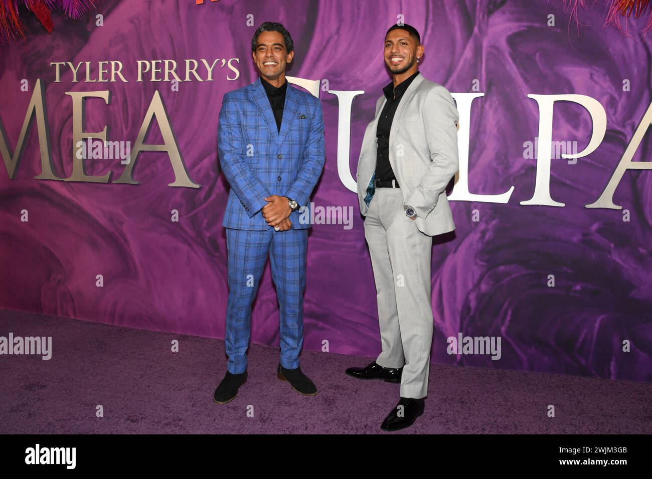 New York, USA. 15th Feb, 2024. Nick Sagar and Sean Sagar attending ...