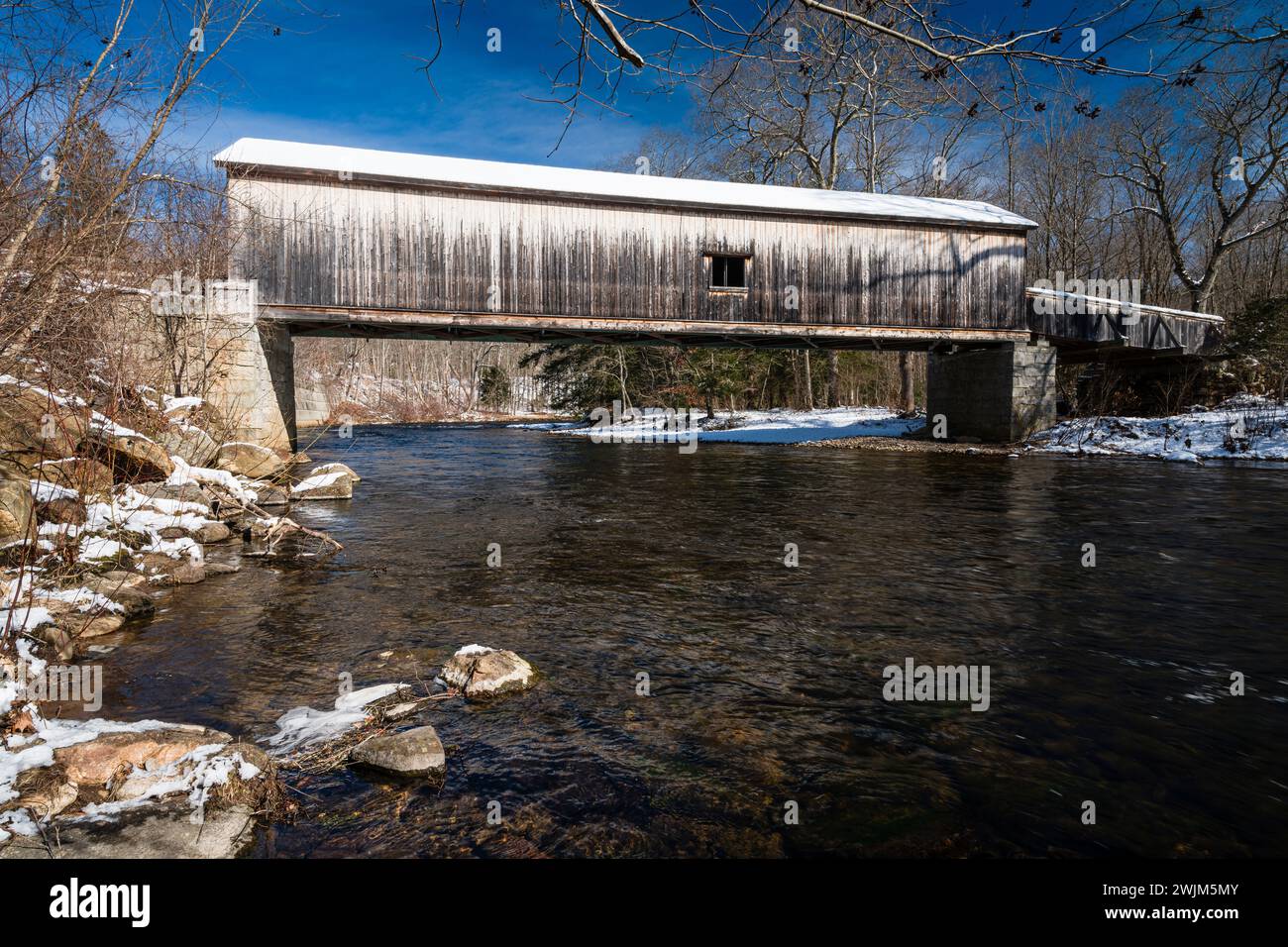 Comstock's Bridge   East Hampton, Connecticut, USA Stock Photo