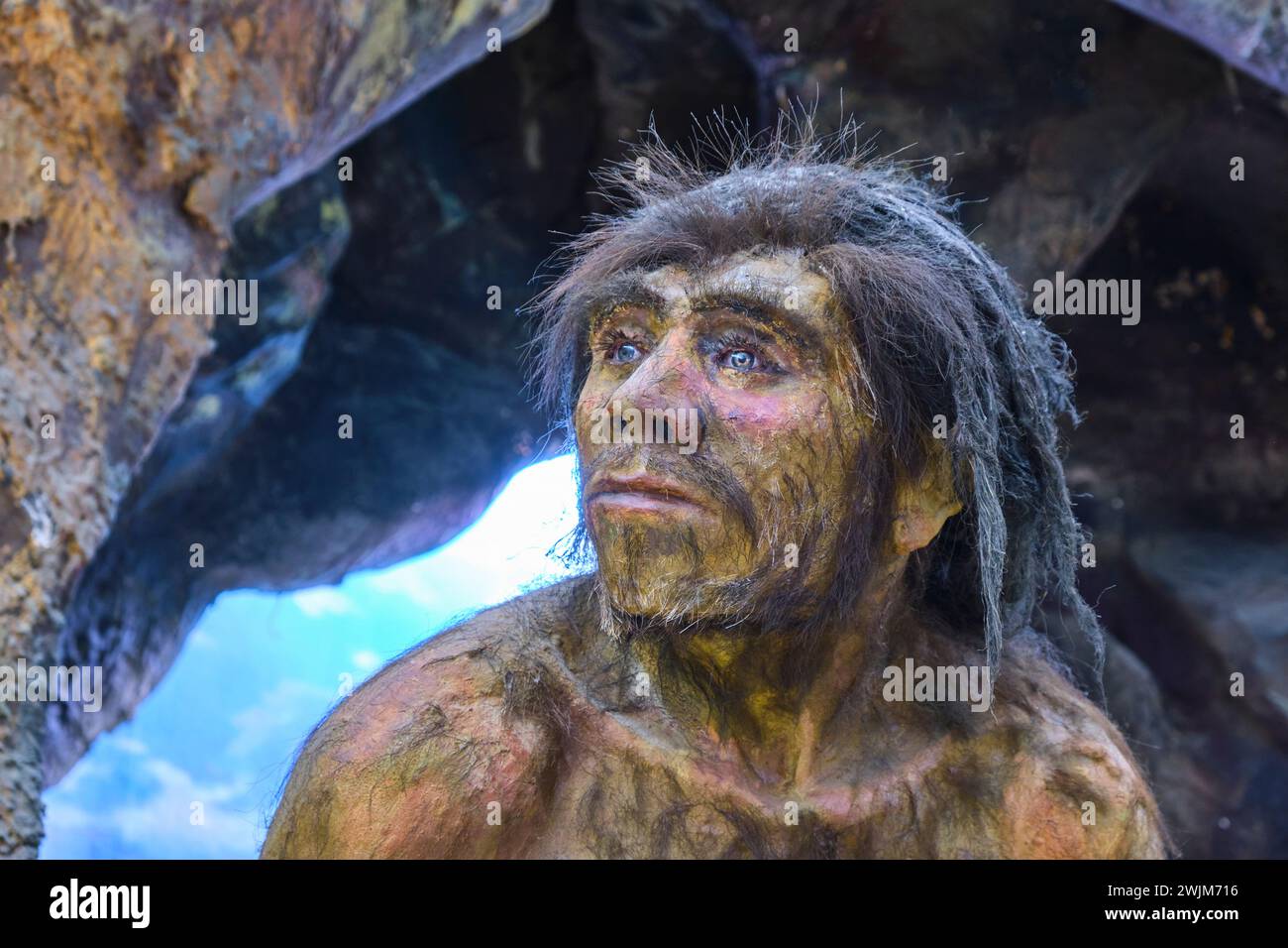 Stone age cave man hi-res stock photography and images - Alamy