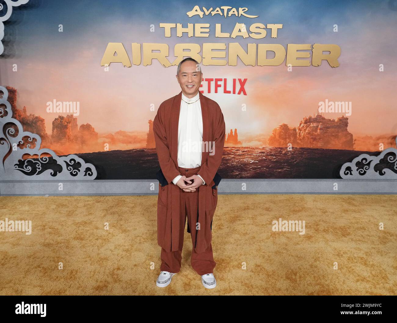 Los Angeles, USA. 15th Feb, 2024. Ken Leung arrives at the Netflix's AVATAR: THE LAST AIRBENDER World Premiere held at the Egyptian Theatre in Los Angeles, CA on Thursday, ?February 15, 2024. (Photo By Sthanlee B. Mirador/Sipa USA) Credit: Sipa USA/Alamy Live News Stock Photo