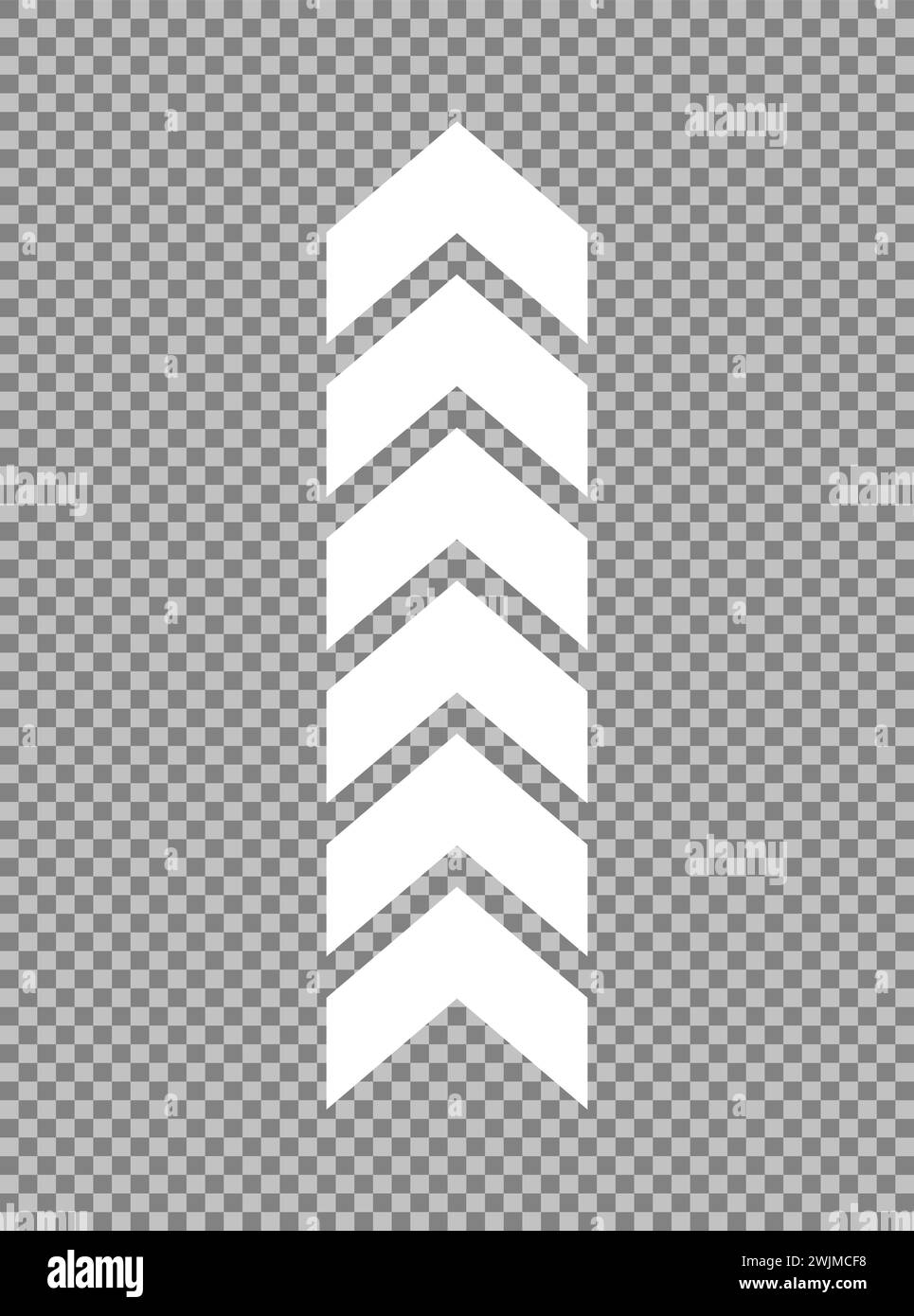 White arrows an arrow on a transparent background pointing up at the ...