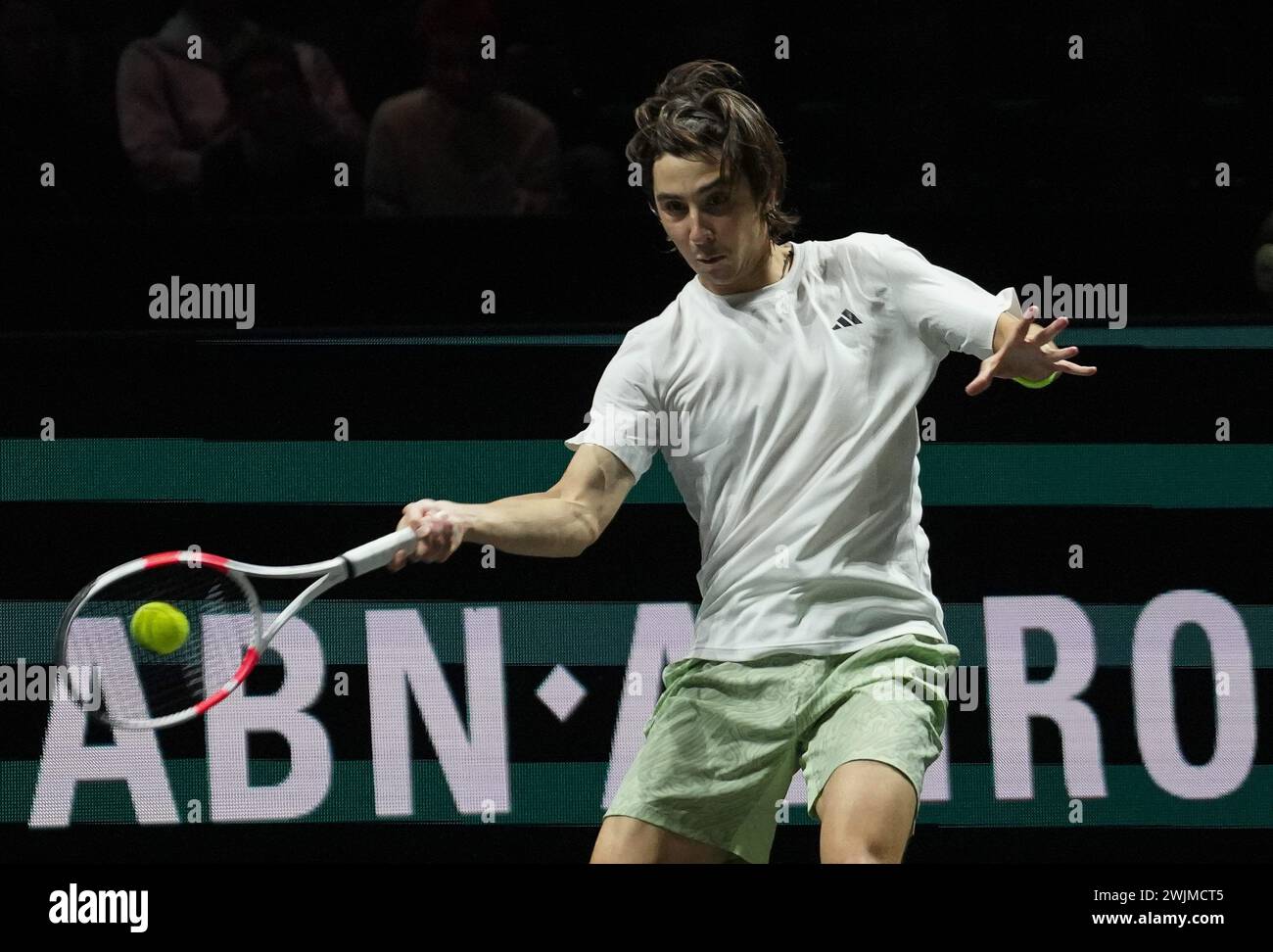 Alexander Shevchenko of, Kazakhstan. , . ATP 500 tennis tournament on February 16, 2024 in Rotterdam, Netherlands - Photo Laurent Lairys/ Credit: MAXPPP/Alamy Live News Stock Photo