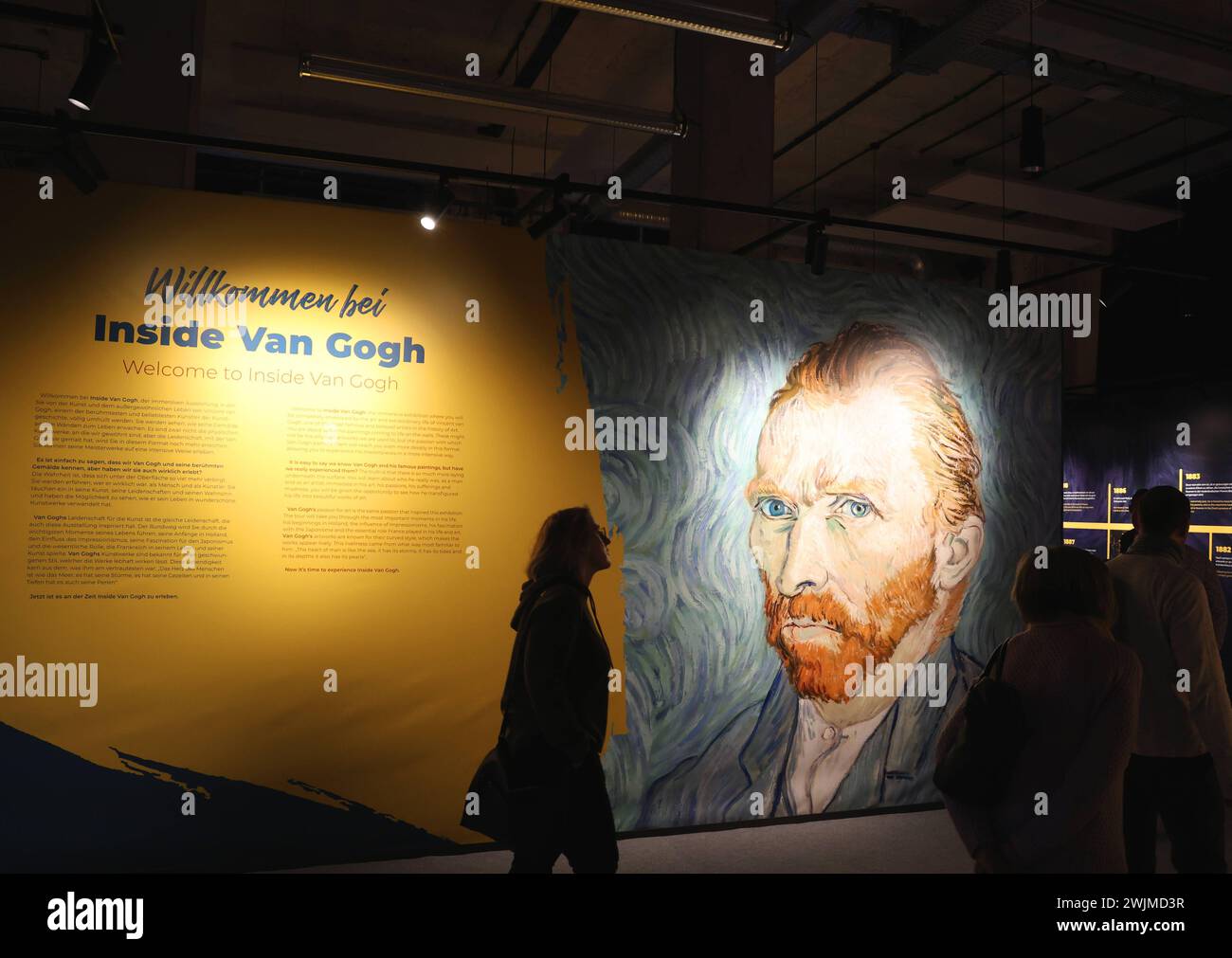 Inside van Gogh Zentralheize Erfurt 16.02.2024, Erfurt, Zentralheize