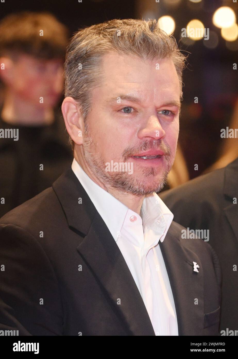 Berlin, Germany. 15th Feb, 2025. American actor Matt Damon attends the