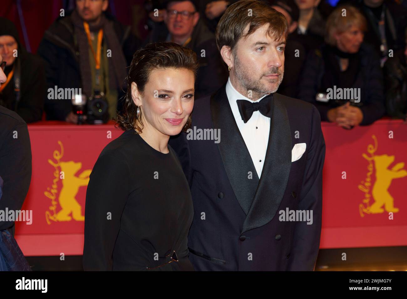February 15, 2024, Berlin, Berlin, Germany: Red carpet before the opening gala in Berlinale. (Credit Image: © Beata Siewicz/Pacific Press via ZUMA Press Wire) EDITORIAL USAGE ONLY! Not for Commercial USAGE! Stock Photo