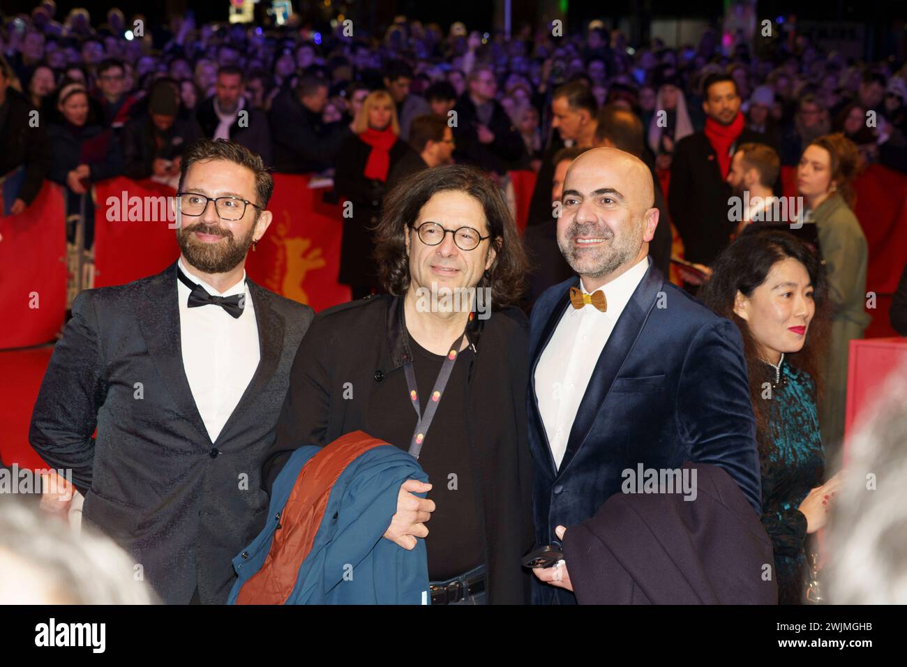 February 15, 2024, Berlin, Berlin, Germany: Red carpet before opening gala, Berlinale 15 February 2024 (Credit Image: © Beata Siewicz/Pacific Press via ZUMA Press Wire) EDITORIAL USAGE ONLY! Not for Commercial USAGE! Stock Photo