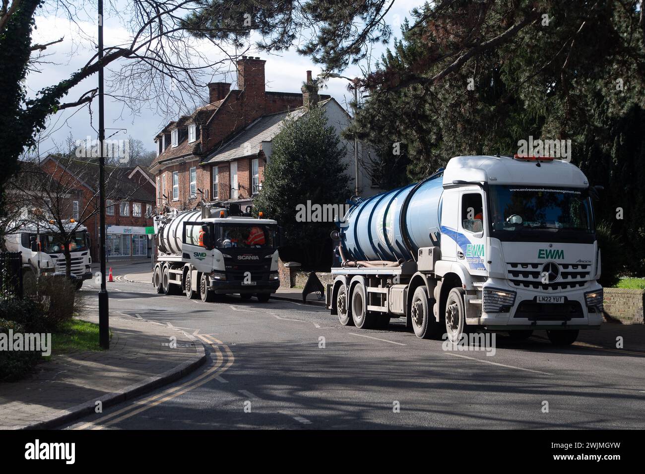Chalfont St Peter, UK. 16th ?February, 2024. Thames Water have been in